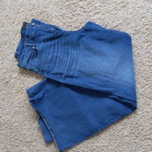 Whbm wide leg jeans curvy fit long 14L 14CL